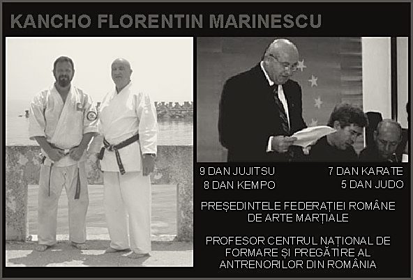 Kancho Florentin Marinescu (9 Dan), președintele F.R.A.M.