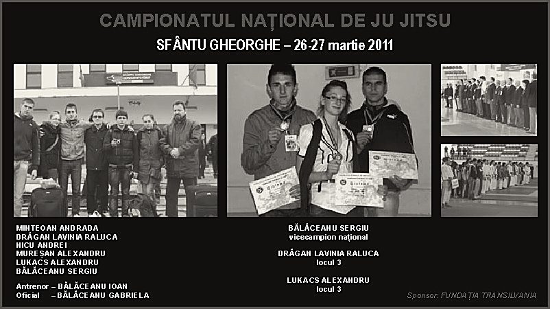 Campionatul Național de Ju-Jitsu, Sfântu Gheorghe 2011